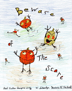 Halloween Pumpkin Color Sheet