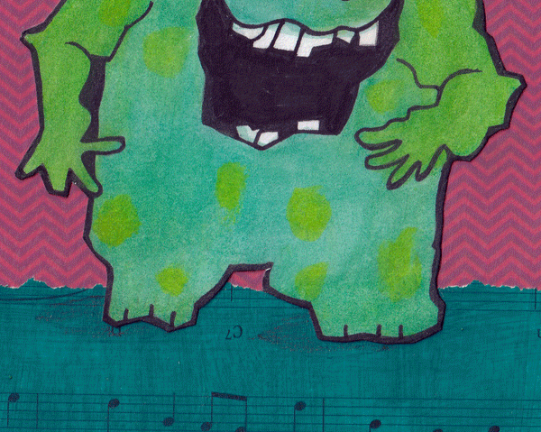 Laughing Boy Monster Art Picture