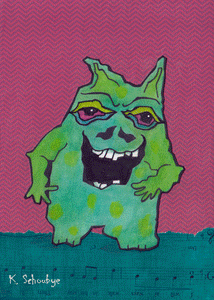 Laughing Boy Monster Art Picture