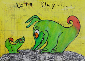Lets Play Monster Art Picture
