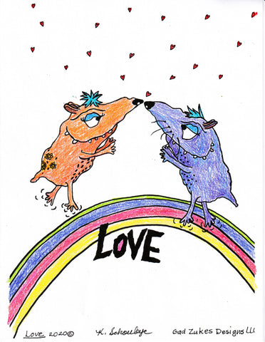 Love Monster Color Sheet