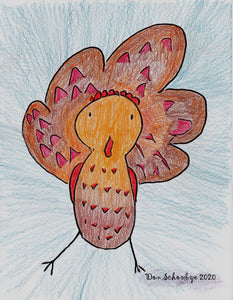 Turkey coloring sheet FREE